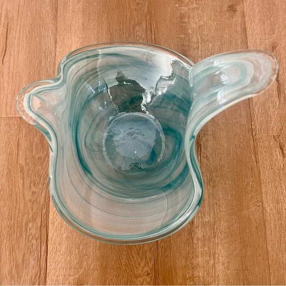 Vetro Eseguito Secondo La Tecnica Dei Maestri Di Murano Glass Bowl Centerpiece
